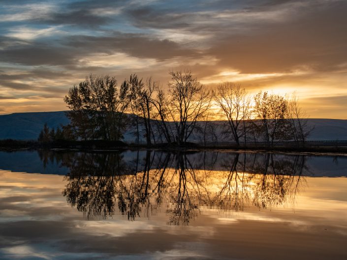 Mirror Lake at Sunset Print