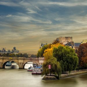 Pont Neuf Paris Panoramic Print