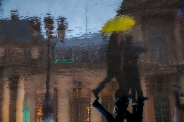 Paris Reflections in the rain