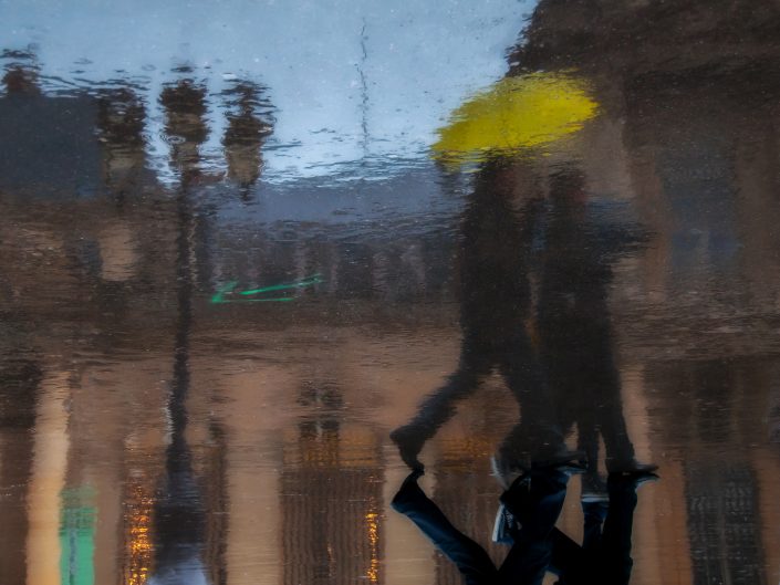 Paris Reflections in the rain